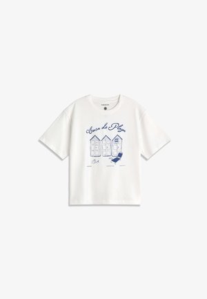 Thinking Mu, LUCIA - T-shirt imprimé - white
