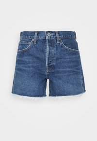 PARKER LONG SHORT - Pantaloni scurți din denim - dark blue