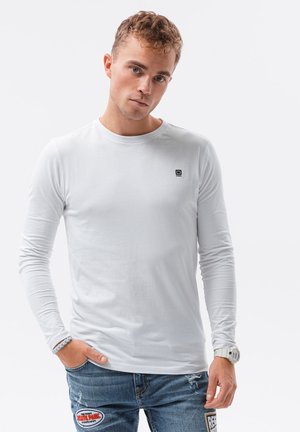 Långärmad tröja - navy blue and white