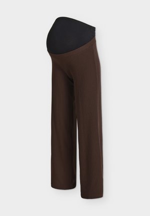 ONLY MATERNITY, Wide-leg OLMEMMA Regular Fit - Trainingsbroek - chocolate martini