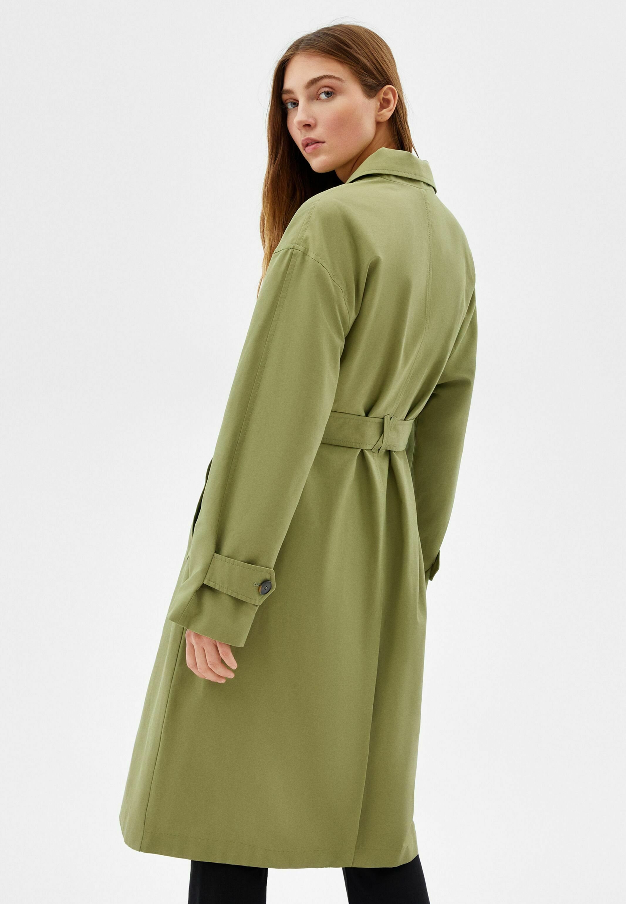 Bershka Trenchcoat - khaki - Zalando.ie