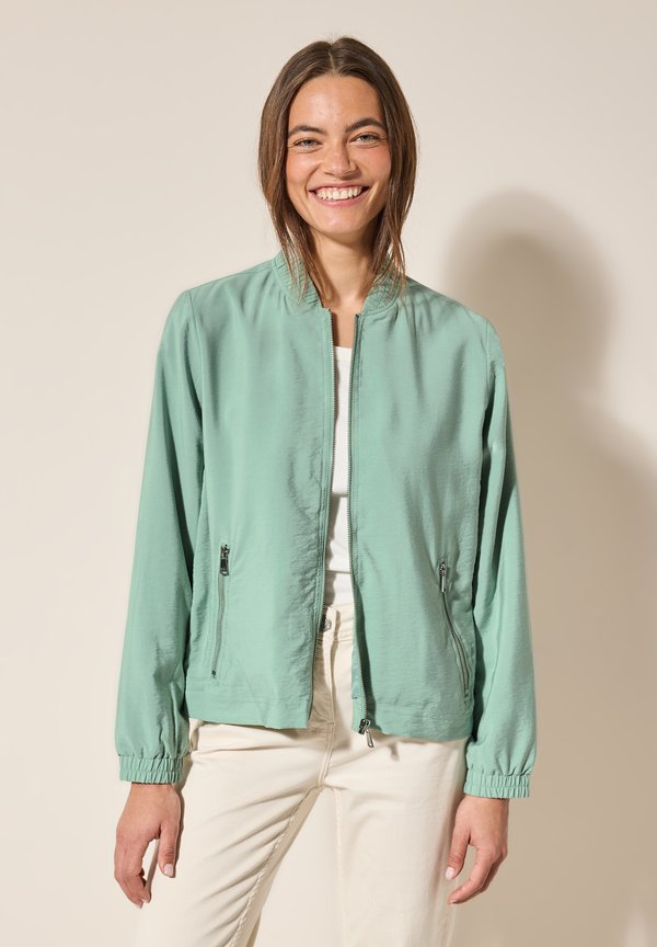 MIT FEINER STRUKTUR - Bomberjacke - grün