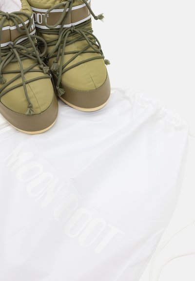 Moon Boot ICON UNISEX - Nööritavad poolsaapad - khaki