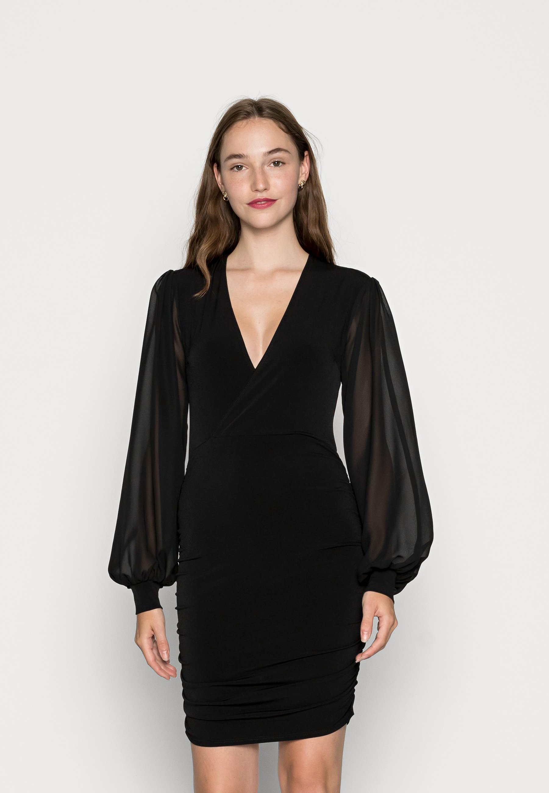 Nly by Nelly SLEEVE DRESS - Cocktailjurk - black/zwart - Zalando.nl