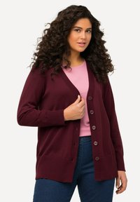 Ulla Popken Gilet - dark red