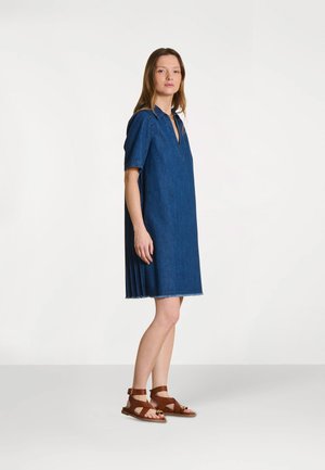 La Fée Maraboutée, Robe en jean - bleu