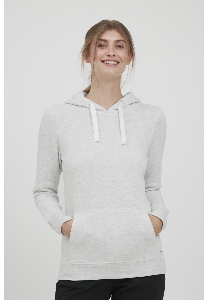 Oxmo OXOLIVE - Kapucni - oyster gray melange