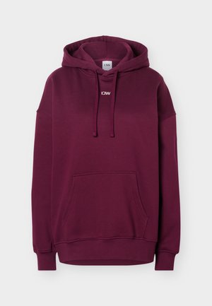 ICANIWILL, EVERYDAY RELAXED HOODIE PRINT - Sweat à capuche - dark mahogany