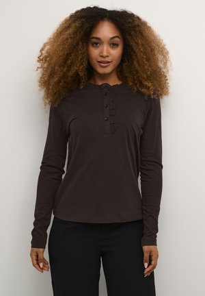 Cream CRNAIA FLOUNCE  - Blouse - chocolate plum