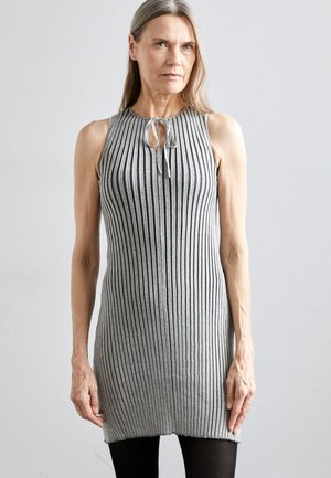 DIXIE DRESS - Vestido de punto - light grey