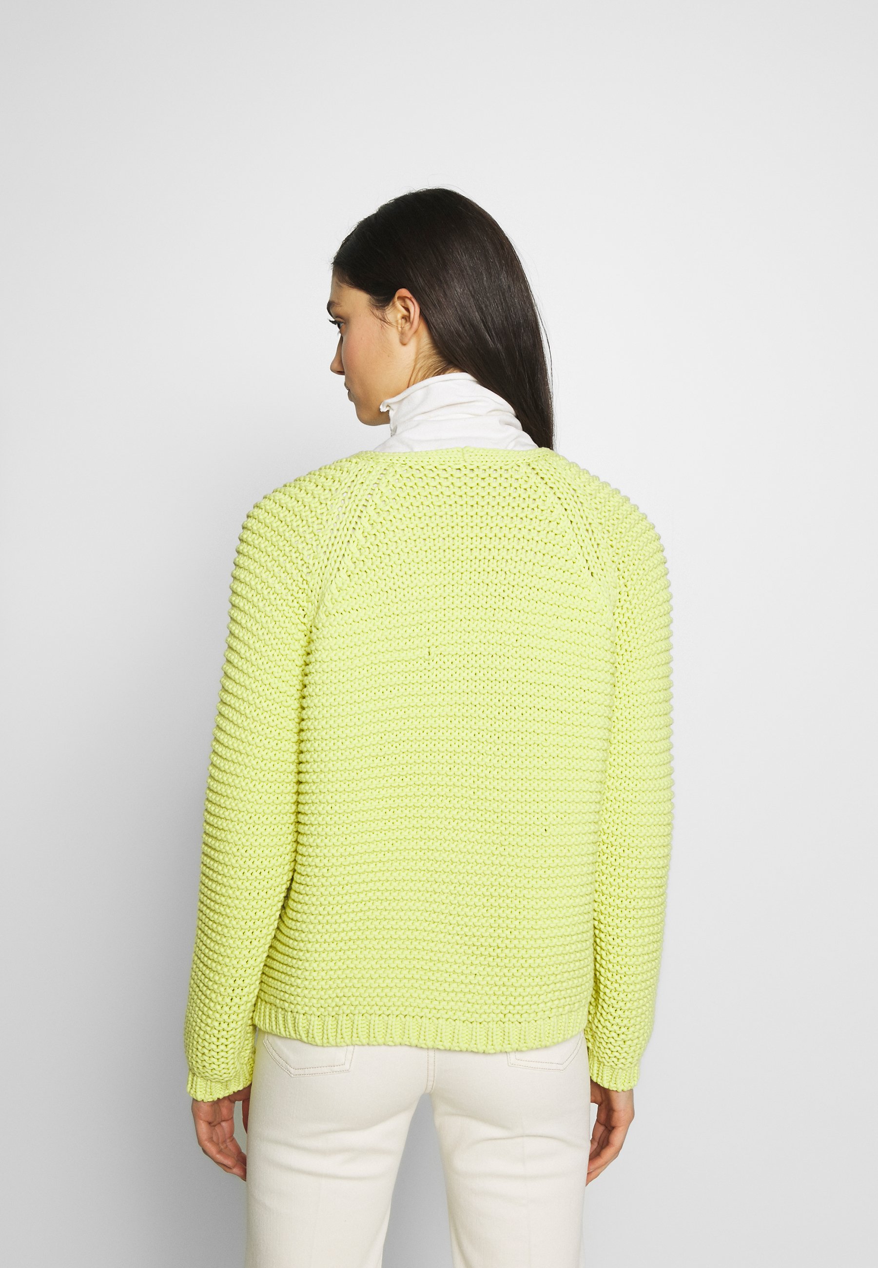 DRYKORN DRENA Cardigan lemon Zalando.no DRYKORN LEVEL Bukse check neon Zalando.no
