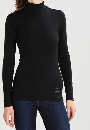 Langærmet T-shirt - black