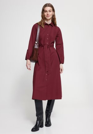 ICHI, IHFANTY LONG SLEEVE - Robe chemise - zinfandel