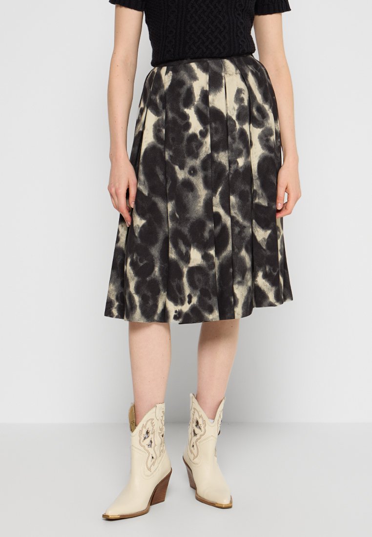 ASPESI A-lijn rok antraciet ASPESI A-lijn rok antraciet