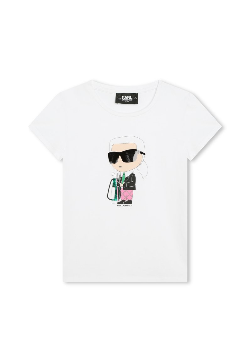 KARL LAGERFELD KIDS T-shirt print wit KARL LAGERFELD KIDS T-shirt print wit