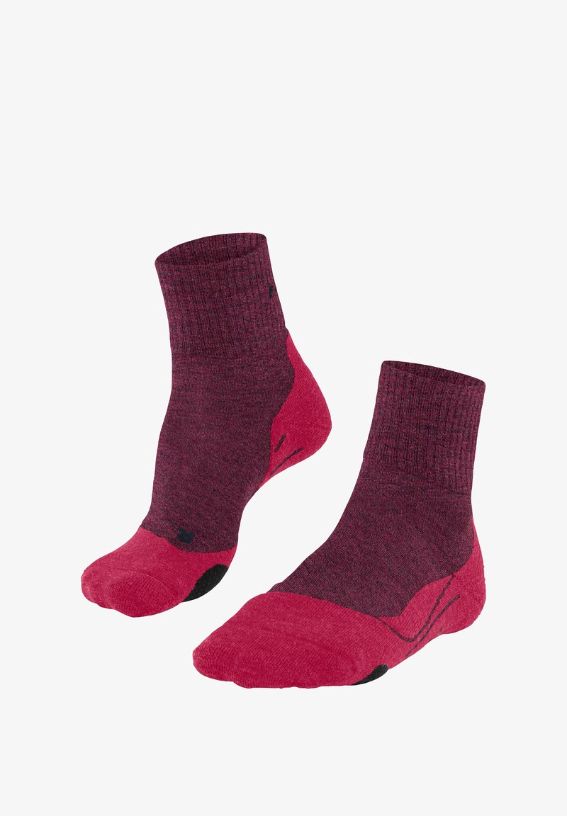 FALKE TK2 SHORT - Sportsocken - azalea