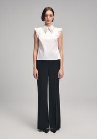 adL STONE COLLAR - Bluse - white