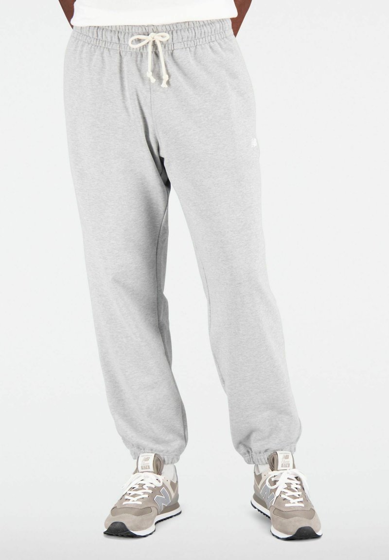 New Balance Trainingsbroek grijs gemêleerd New Balance Trainingsbroek grijs gemêleerd