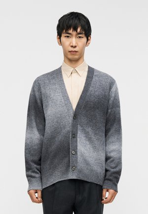 MATHEO GRADIENT - Kardigán - light grey/medium heather grey