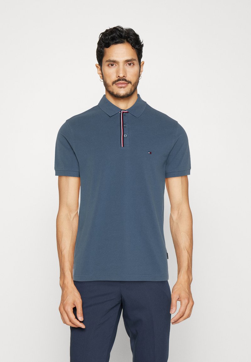 Tommy Hilfiger PLACKET TIPPING Polo shirt blue coast/bluegrey