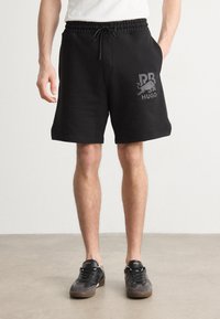 HUGO - HUGO X RACING BULLS DESWICK - Shorts - black Immagine in miniatura 1