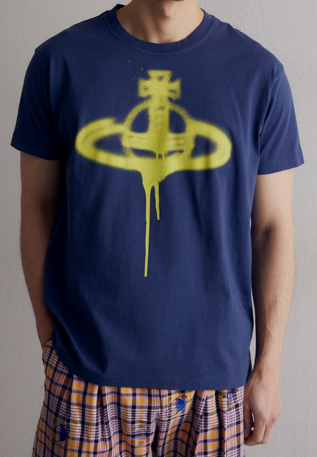 Vivienne Westwood Print T-shirt - blue - (Pre-owned) - Zalando.ie