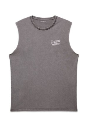 Terranova, T-SHIRT MC STAMPA - Top - grigio topo