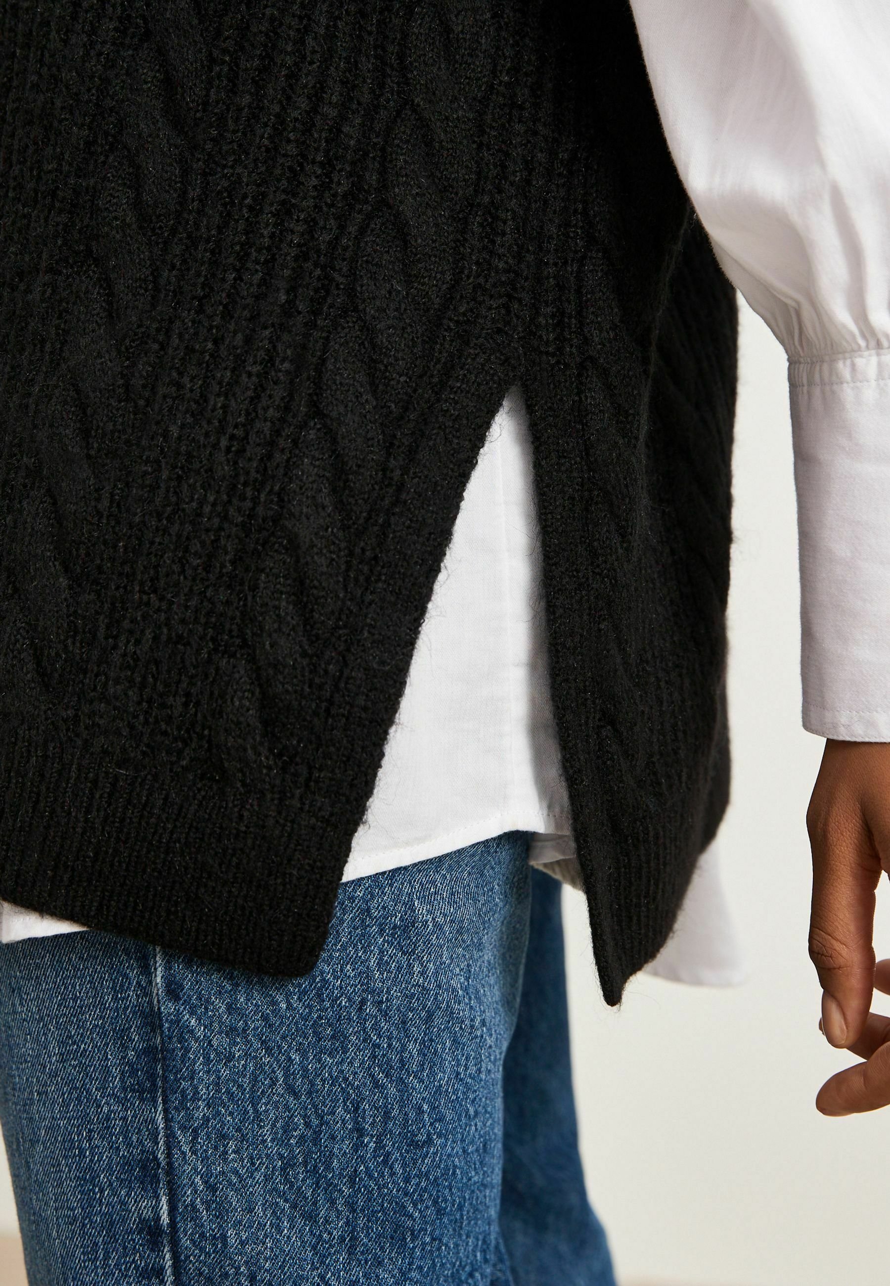 Next VNECK KNITTED TANK TOP Strickpullover black/schwarz Zalando.ch