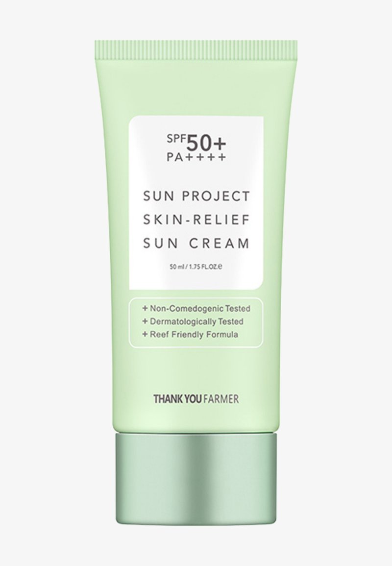 Thank You Farmer SUN PROJECT SKIN RELIEF SUN CREAM - Zonnebrandcrème - black