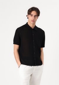Tommy Hilfiger STRUCTURE OPEN SHIRT - Chemise - black