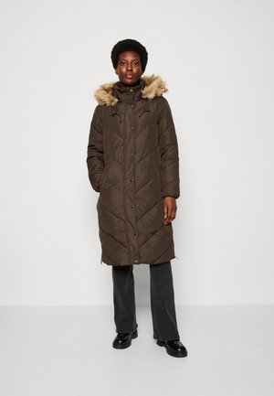 Down coat - light brown