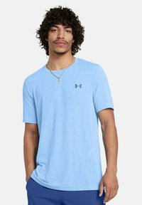 Under Armour - VANISH SEAMLESS GRID - Športne majice - horizon blue Miniaturna slika 1