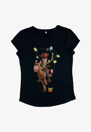 Henry Tiger PIXAR TOY STORY - HOLIDAY LASSO - Print T-shirt - navy blue