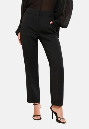 REGULAR FIT -  TAILORED  - Püksid - black