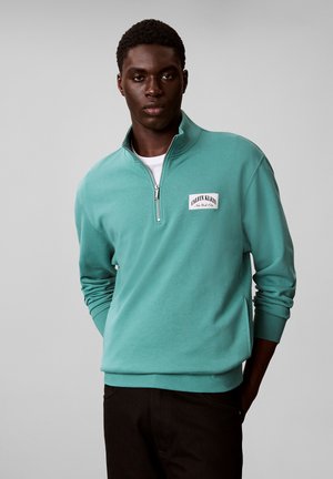Calvin Klein Jeans COLLEGIATE BADGE - Sweatshirt - wild green
