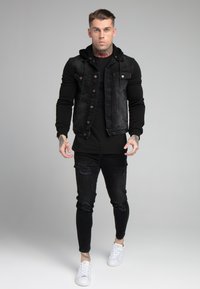 SIKSILK - JACKET - Jeansjacka - black - 1