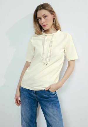 SEERSUCKER  - T-shirt imprimé - weiß