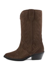 ALABAMA - Botine cowboy/biker - brown
