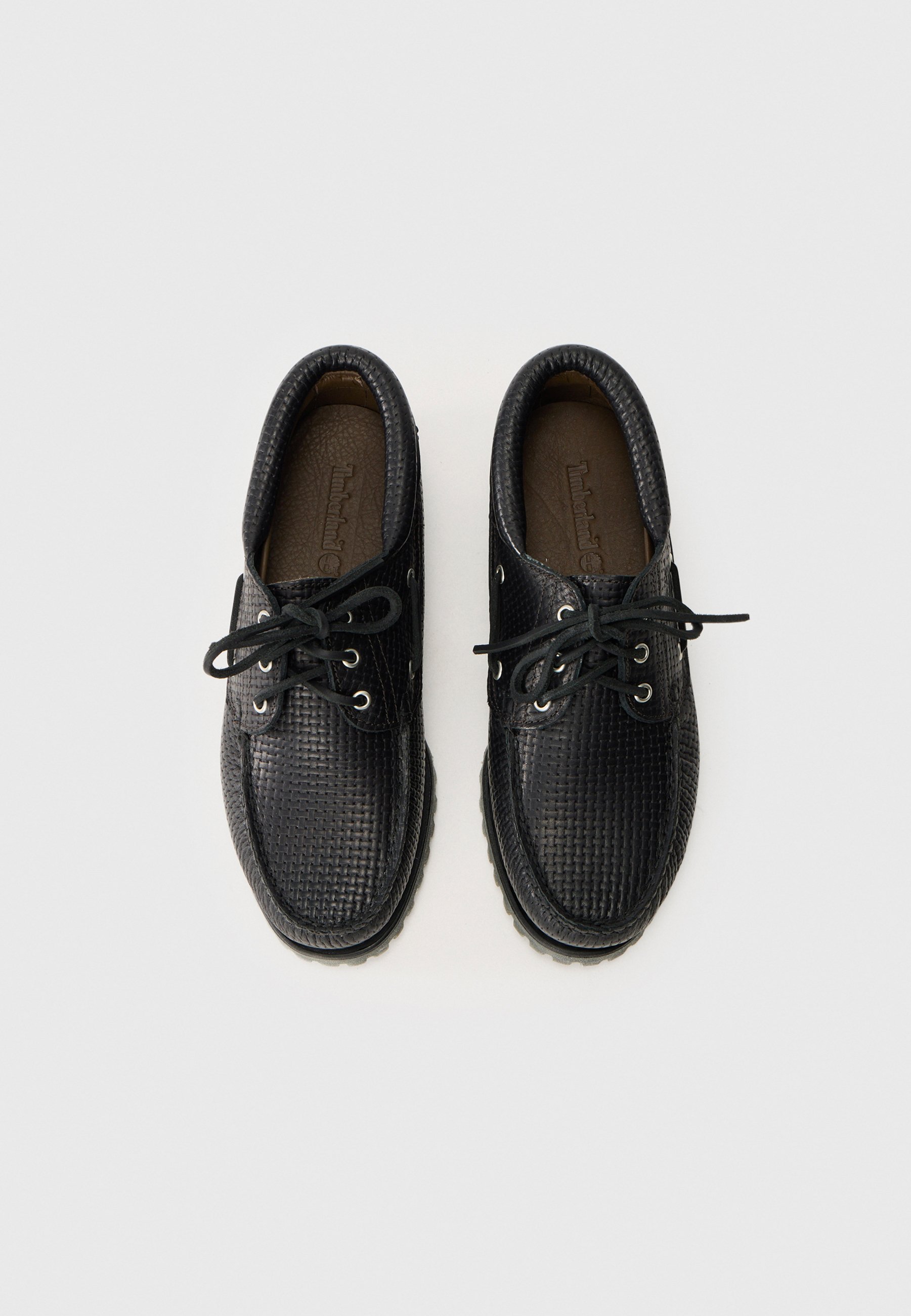 Timberland AUTHENTIC 3 EYE UNISEX - Boat shoes - black/dark brown