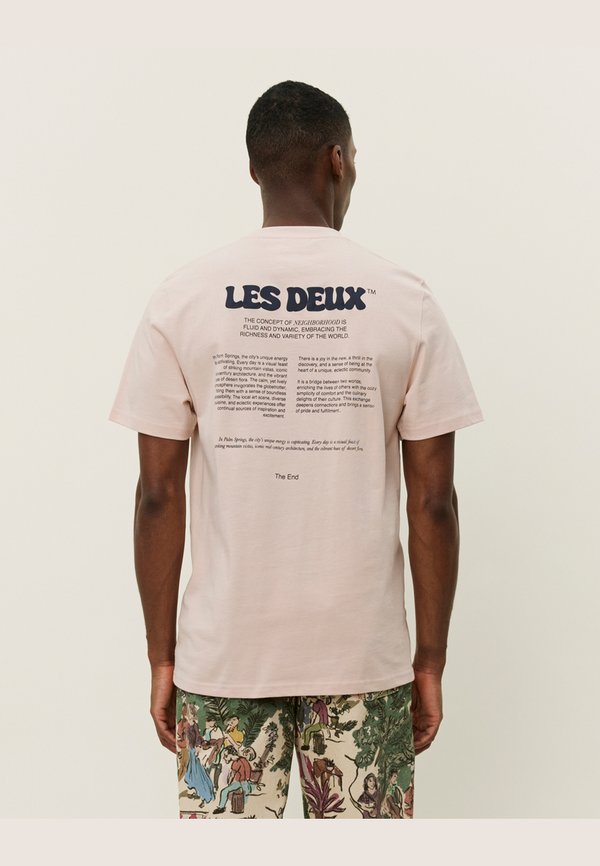 DYNAMIC - Print T-shirt - peach whip