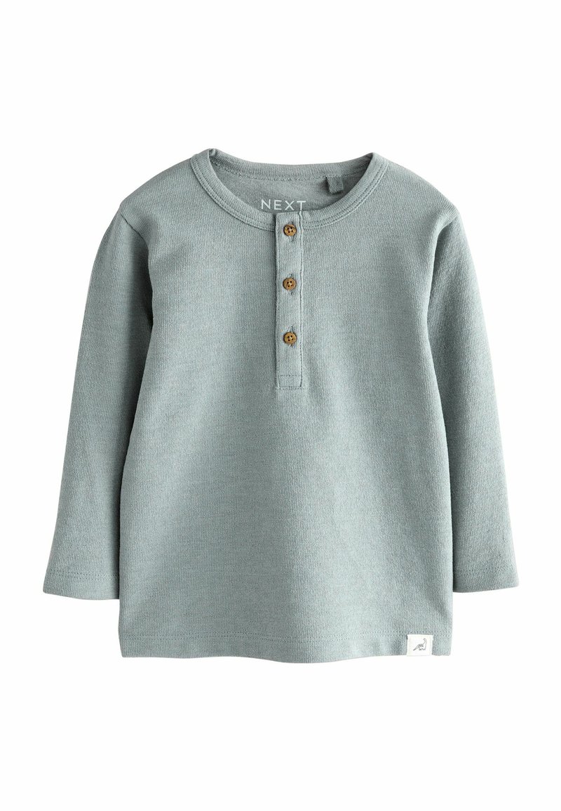 Next HENLEY NECK STANDARD - Langarmshirt - blue