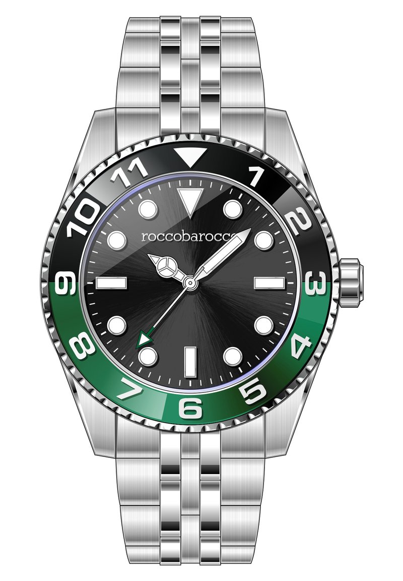 Roccobarocco FASCINATE - Käekell - black and silver coloured