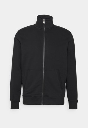 Sweater met rits - black