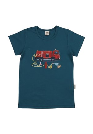 Print T-shirt - dark blue