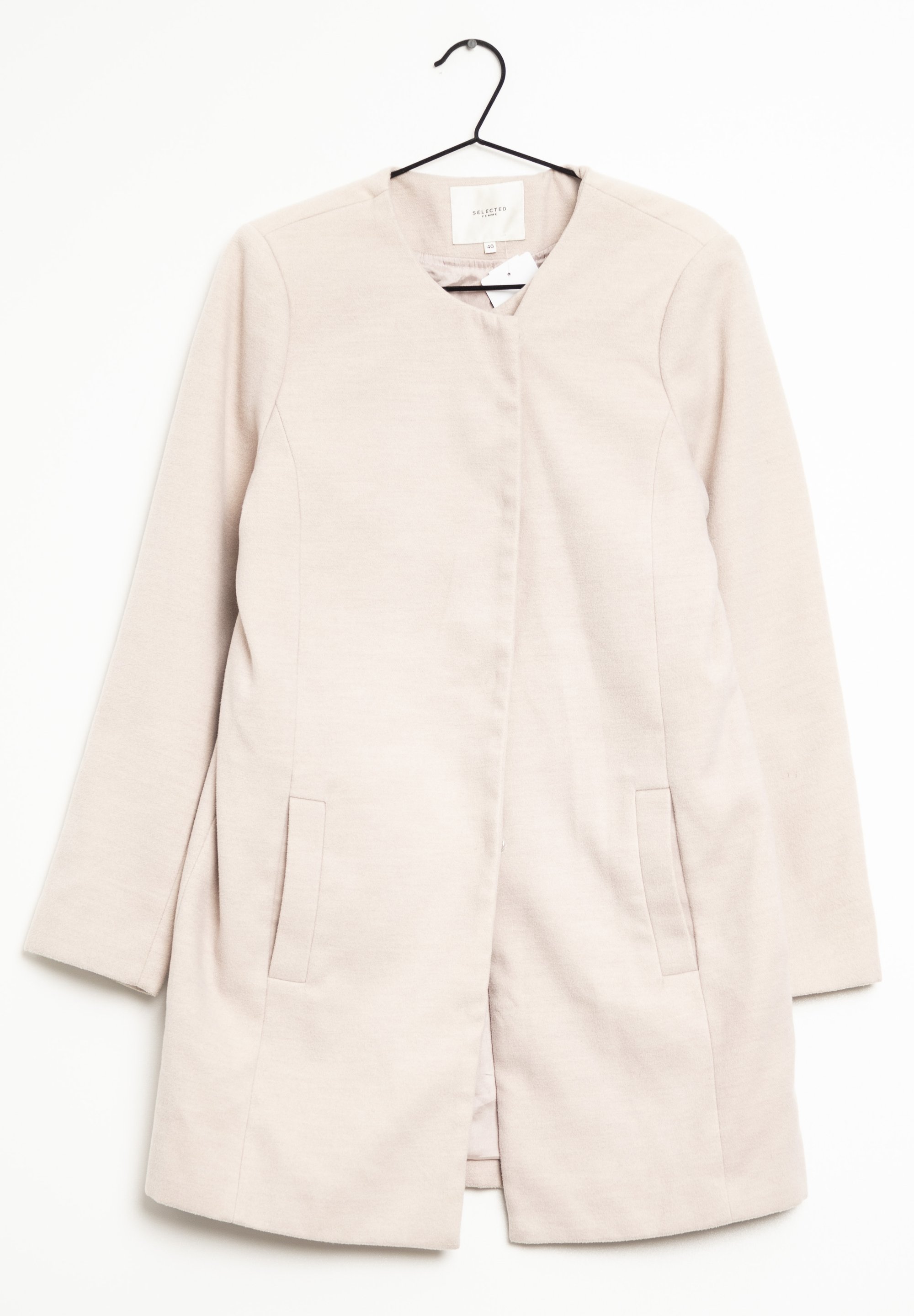 Selected Femme Mantel pink/donkerroze (Pre-owned)