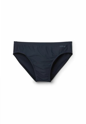 IUMAN Intimissimi Uomo, PLAIN QUICK-DRYING - Badehose Slip - blue
