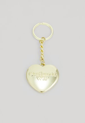 HEART KEYCHAIN UNISEX - Porte-clefs - gold-coloured
