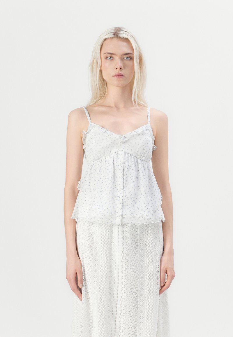 Hollister Co. BARE FEMME BABYDOLL - Top - white