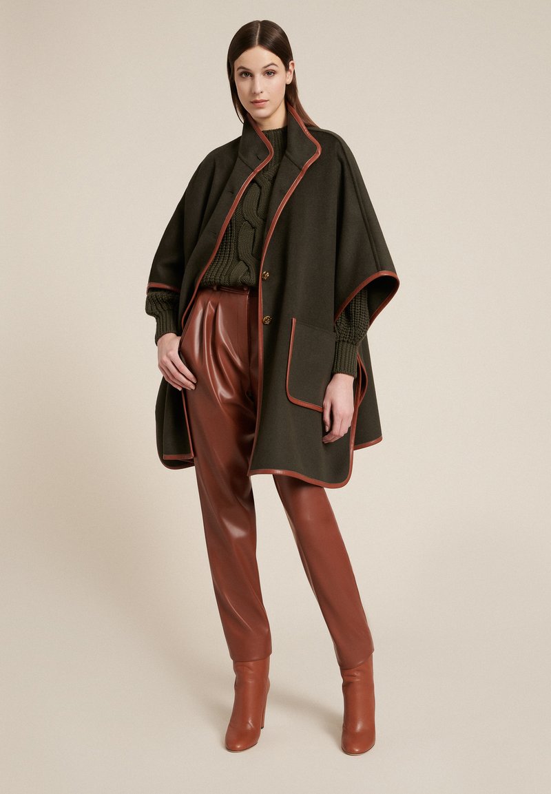 Damen Parkas | Luisa Spagnoli Kurzmantel verde militare/tabacco/dunkelbraun - WY73967 Damen Parkas | Luisa Spagnoli Kurzmantel verde militare/tabacco/dunkelbraun - WY73967