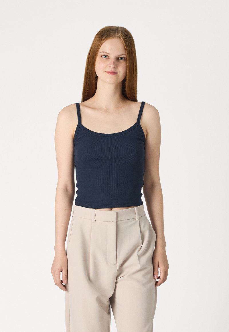 Hollister Co. BARE CAMI - Tops - navy